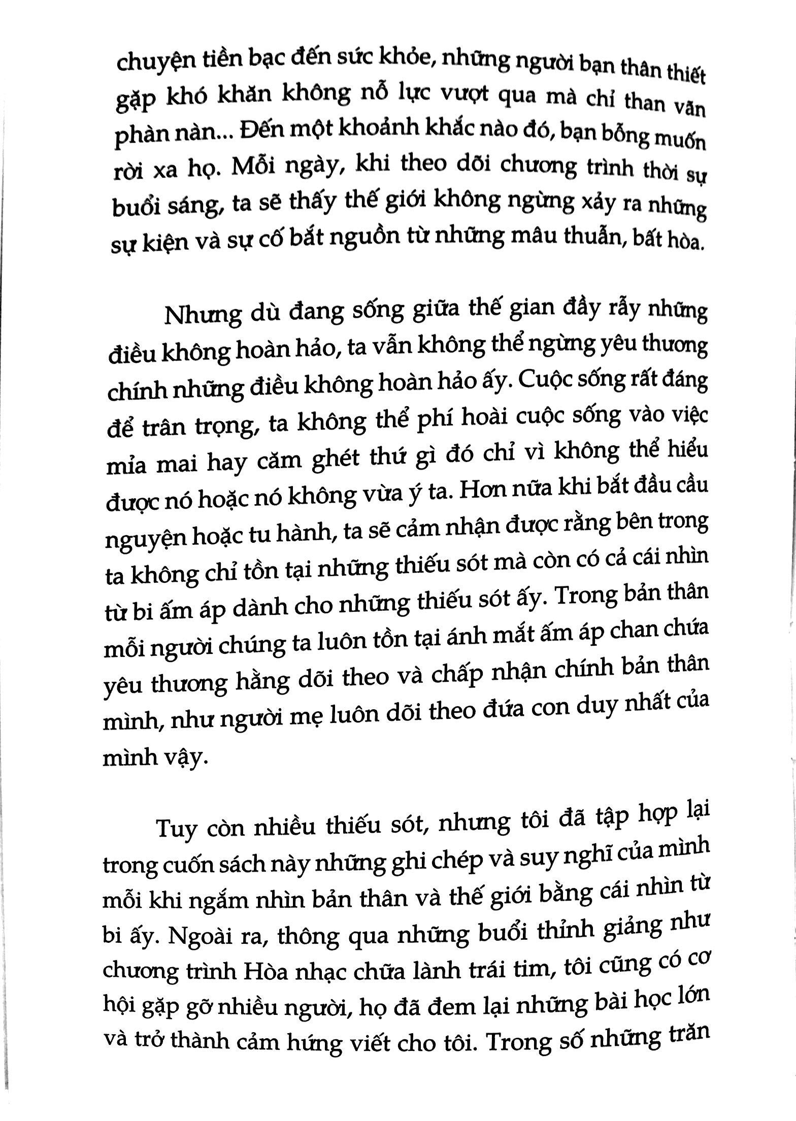 Yêu Những Điều Không Hoàn Hảo