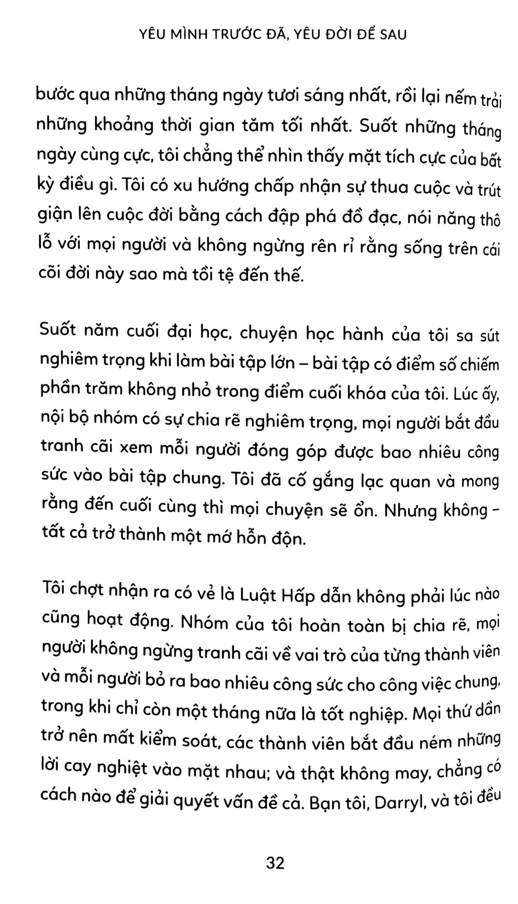 Yêu Mình Trước Đã, Yêu Đời Để Sau