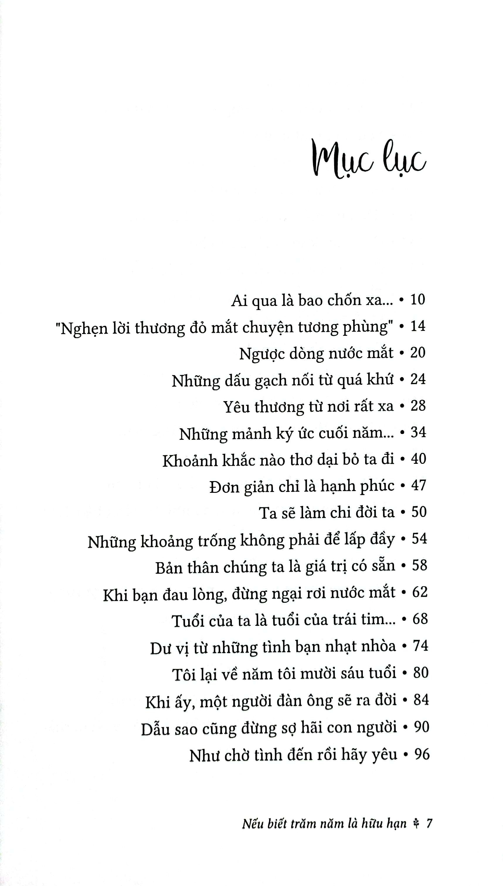 Nếu Biết Trăm Năm Là Hữu Hạn