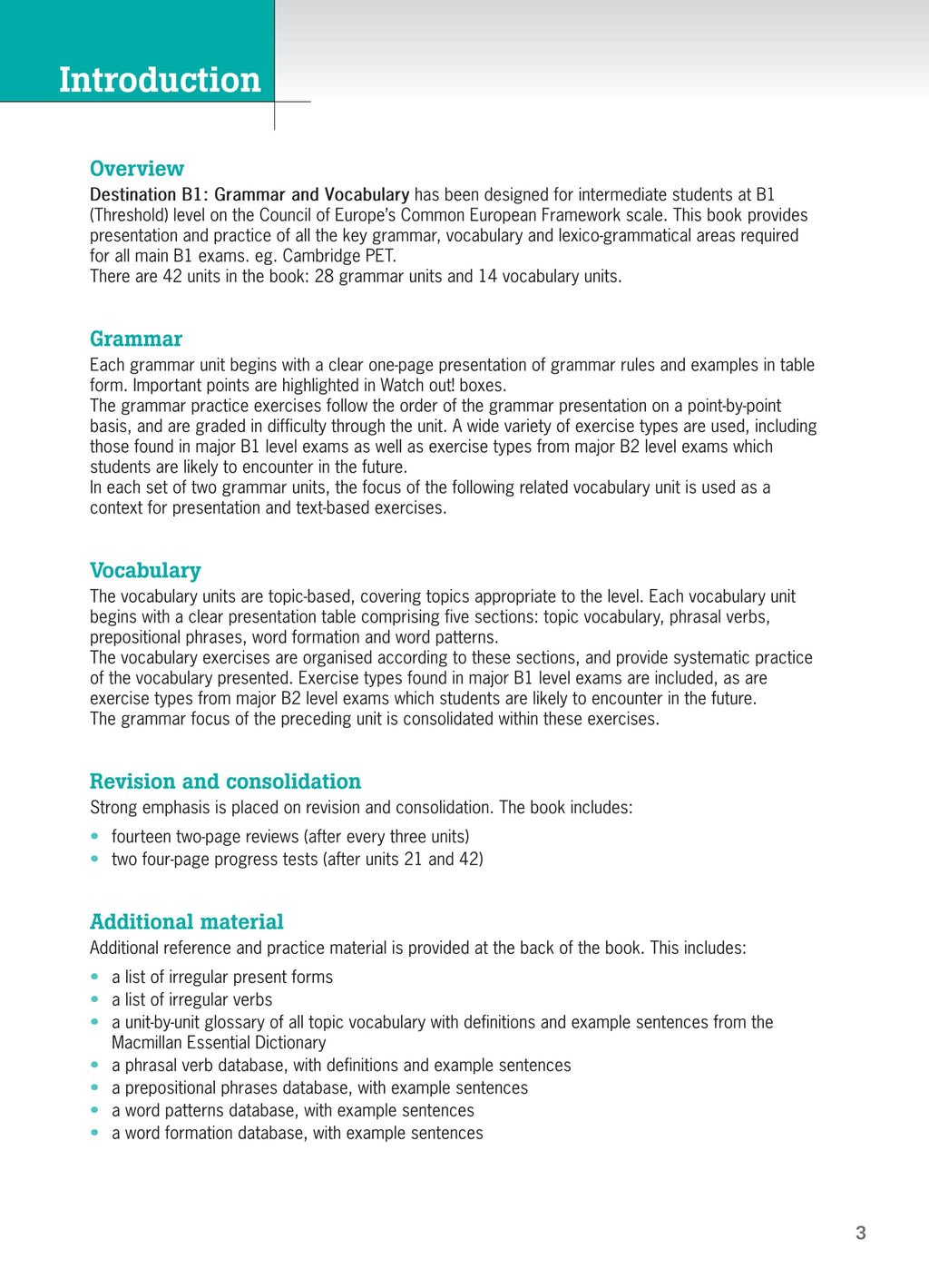 Destination Grammar & Vocabulary B1