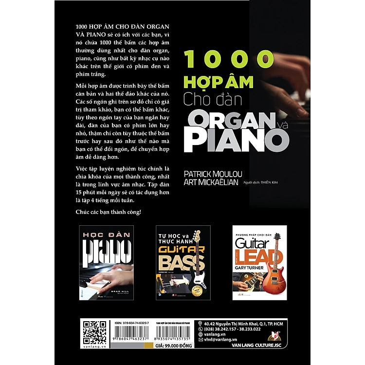 1000 Hợp Âm Cho Đàn Organ & Piano