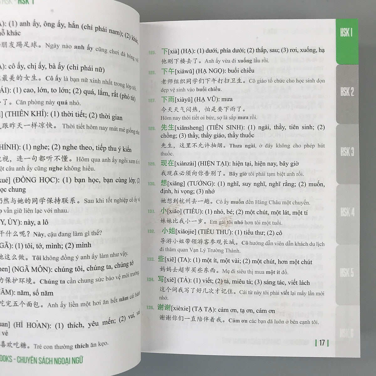 5000 Từ Vựng Tiếng Trung Bỏ Túi - Bí Kíp Chinh Phục Từ Vựng Kì Thi HSK 1 - 6
