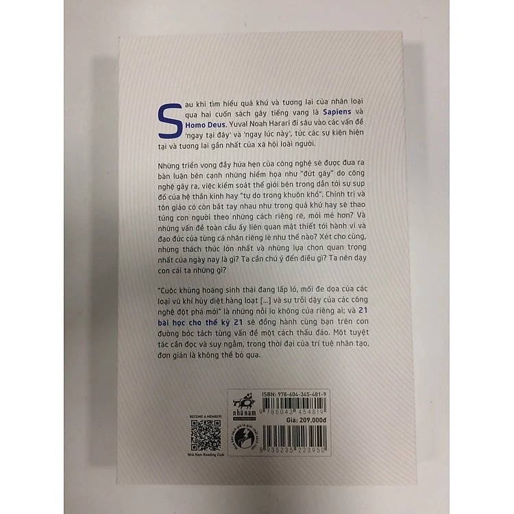 21 Bài học cho thế kỷ 21 - Yuval Noah Harari