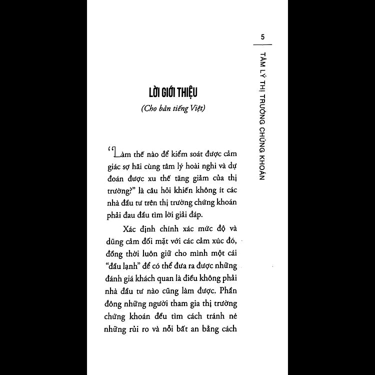 Tâm lý thị trường chứng khoán