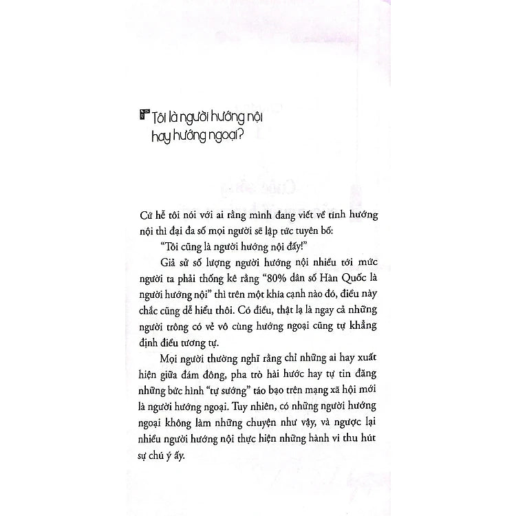 Người Hướng Nội Trong Thế Giới Hướng Ngoại