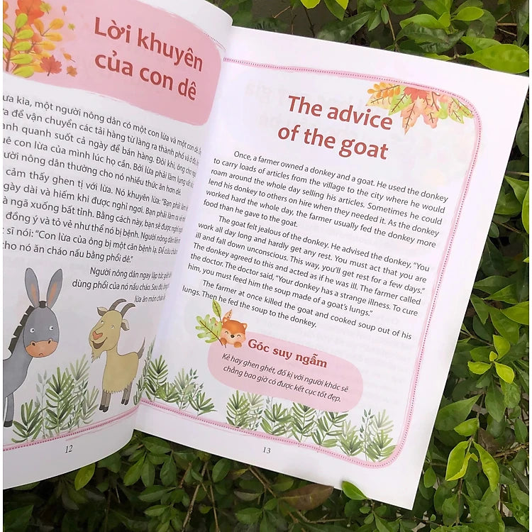 100 Truyện Ngụ Ngôn Song Ngữ Anh - Việt Hay Nhất B125