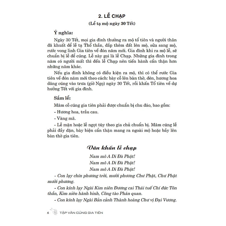 Tập văn khấn gia tiên - văn khấn nôm tại nhà