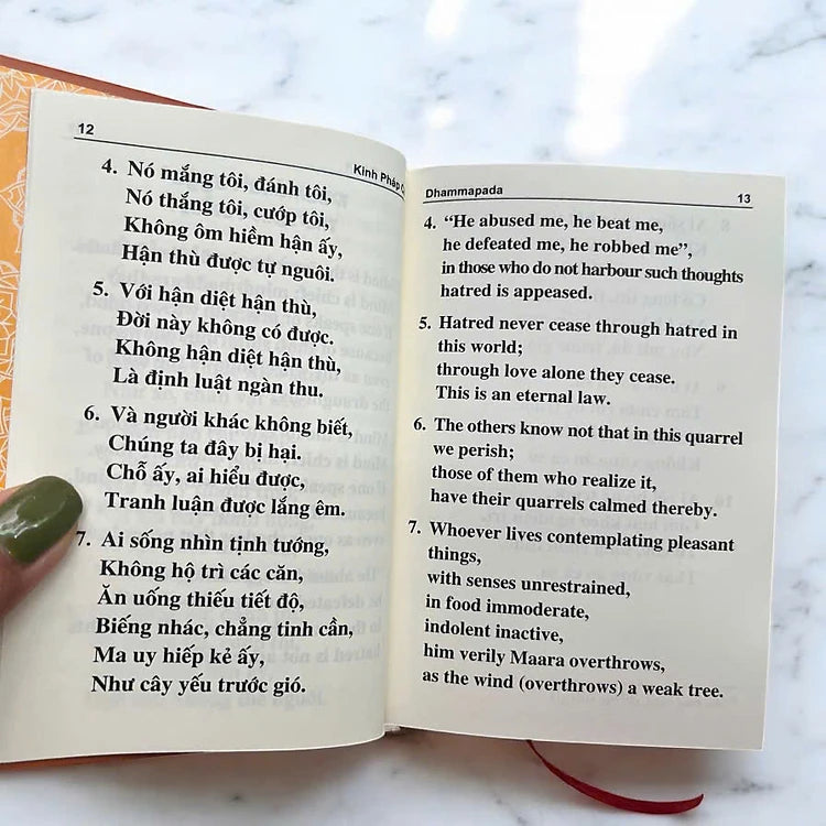 Kinh Pháp Cú Mini Song Ngữ Anh - Việt