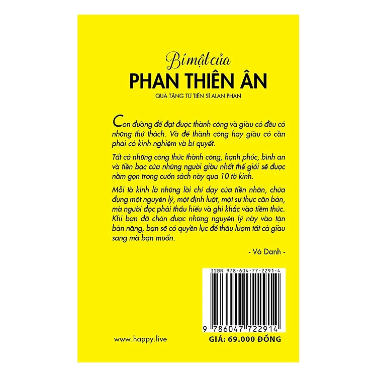 Bí Mật Của Phan Thiên Ân (Bìa mềm)