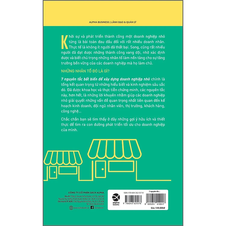 Sách 7 Nguyên Tắc Bất Biến Để Xây Dựng Doanh Nghiệp Nhỏ