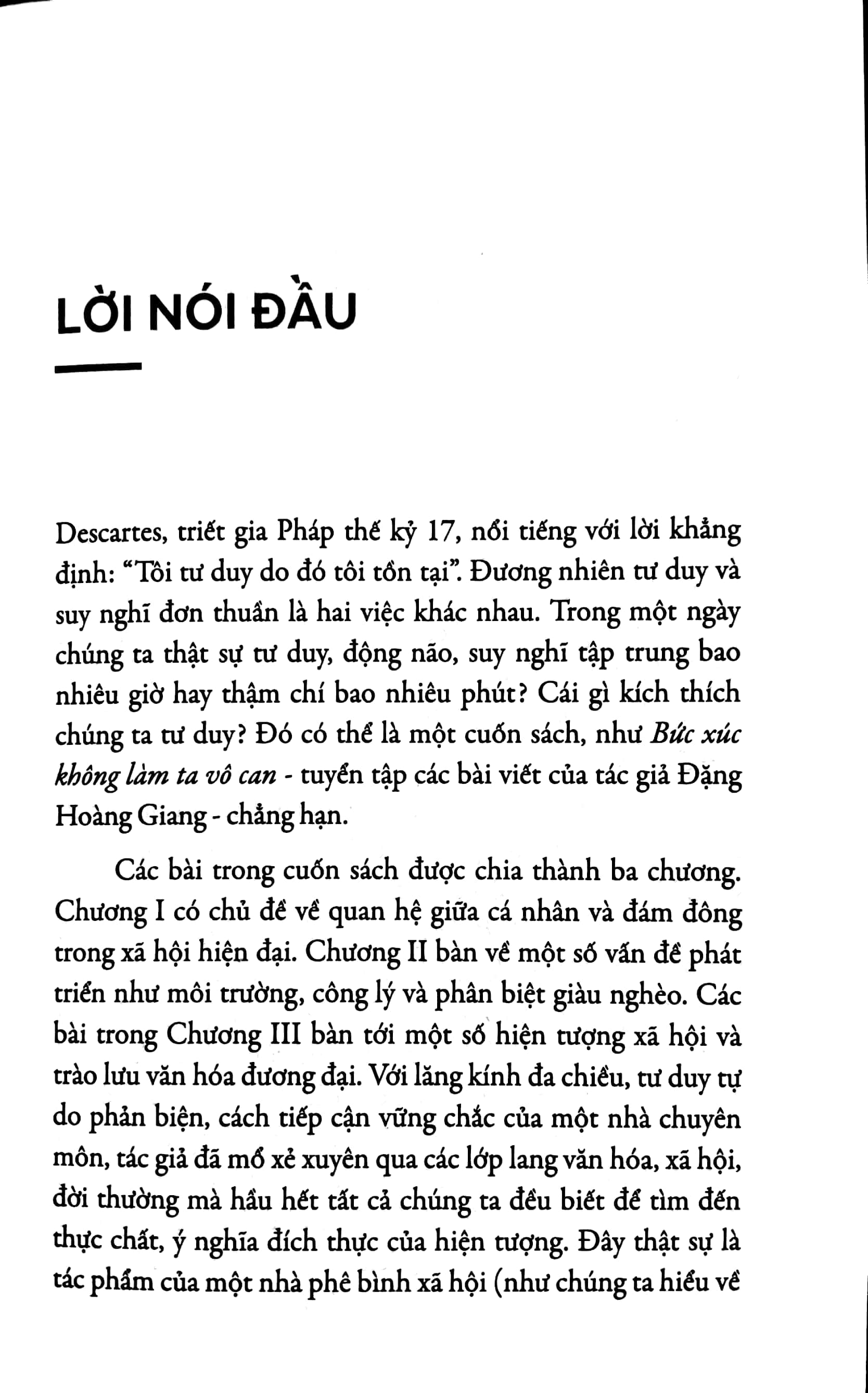 Bức Xúc Không Làm Ta Vô Can