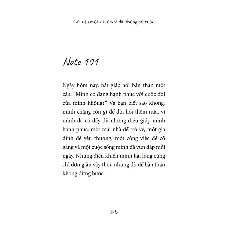Sách A Hug For Not Giving Up - Gửi Cậu Một Cái Ôm Vì Đã Không Bỏ Cuộc - Phiên bản song ngữ Việt Anh