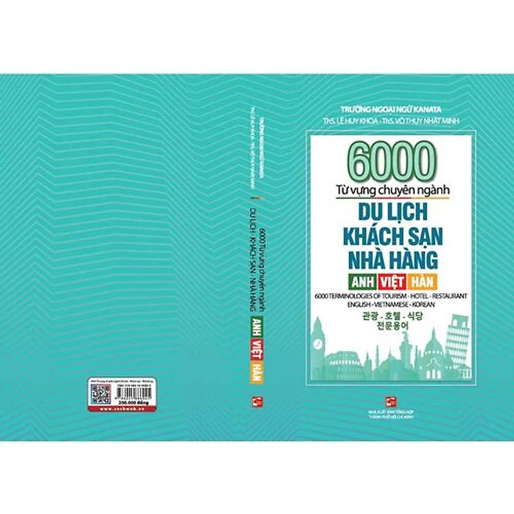 Sách 6000 từ vựng chuyên ngành Du lịch - Khách sạn - Nhà hàng: Anh - Việt - Hàn