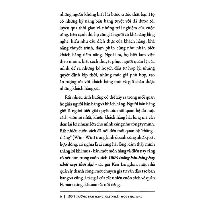 100 Ý Tưởng Bán Hàng Hay Nhất Mọi Thời Đại