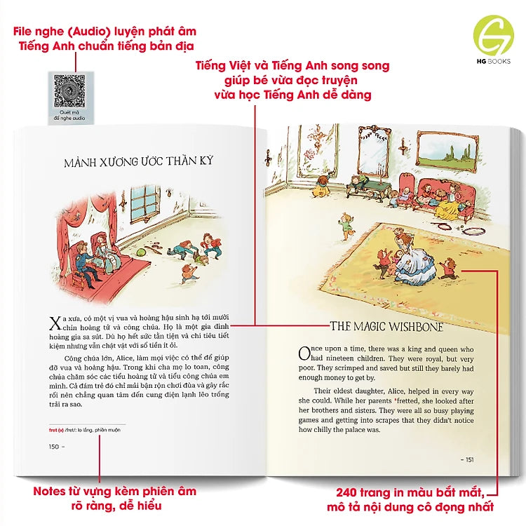 10 phút đọc truyện trước giờ đi ngủ: Truyện thần tiên - khơi dậy trí tưởng tượng, phát triển tư duy