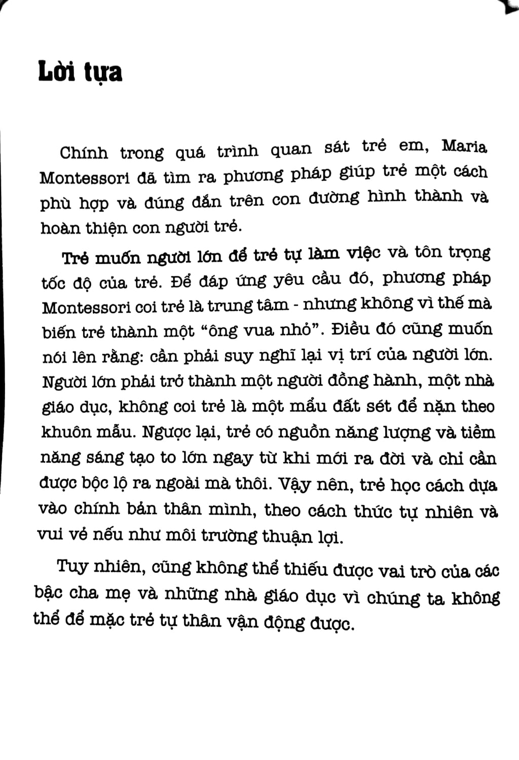 Học Montessori Để Dạy Trẻ Theo Phương Pháp Montessori