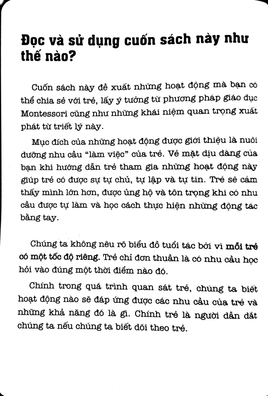 Học Montessori Để Dạy Trẻ Theo Phương Pháp Montessori