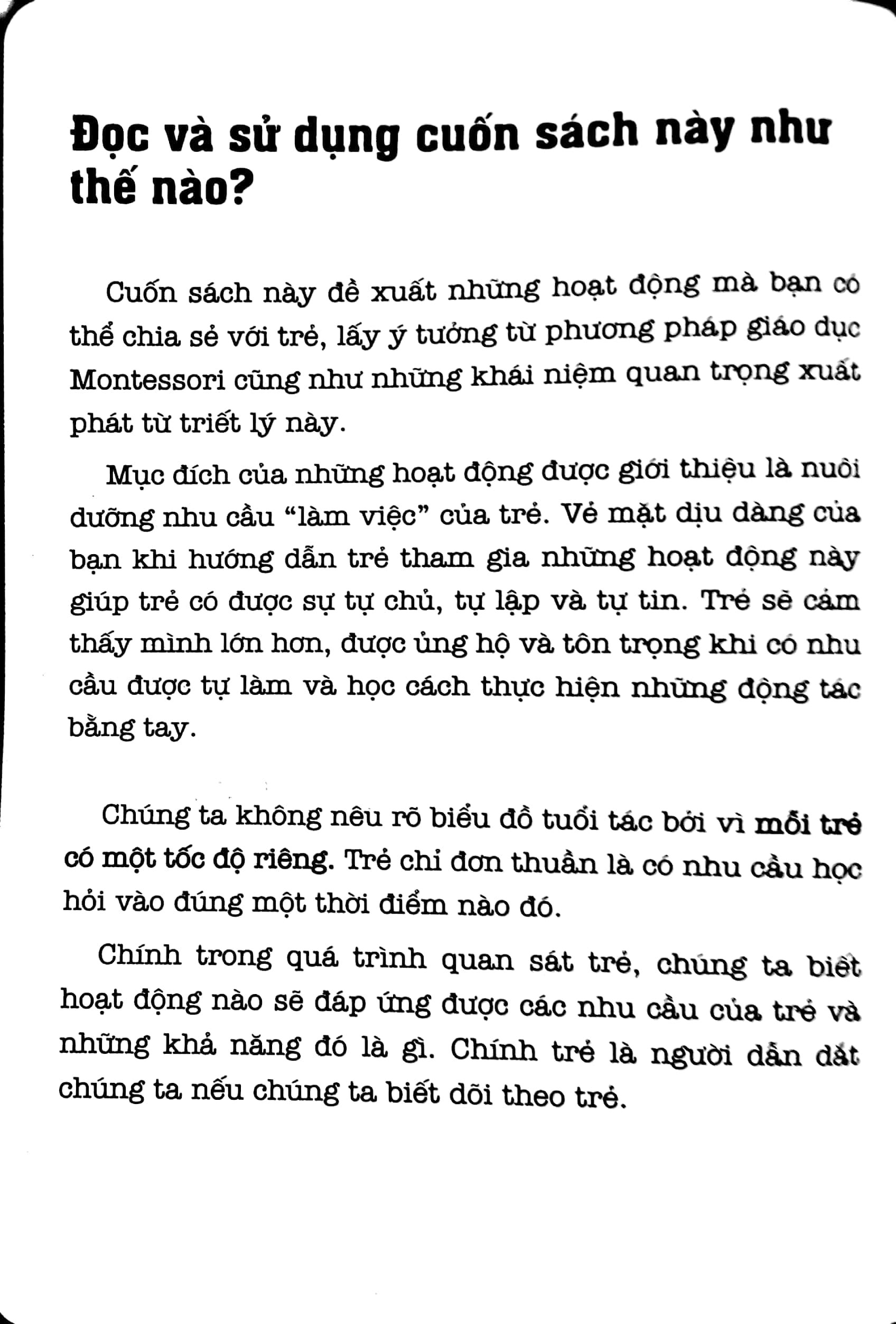Học Montessori Để Dạy Trẻ Theo Phương Pháp Montessori