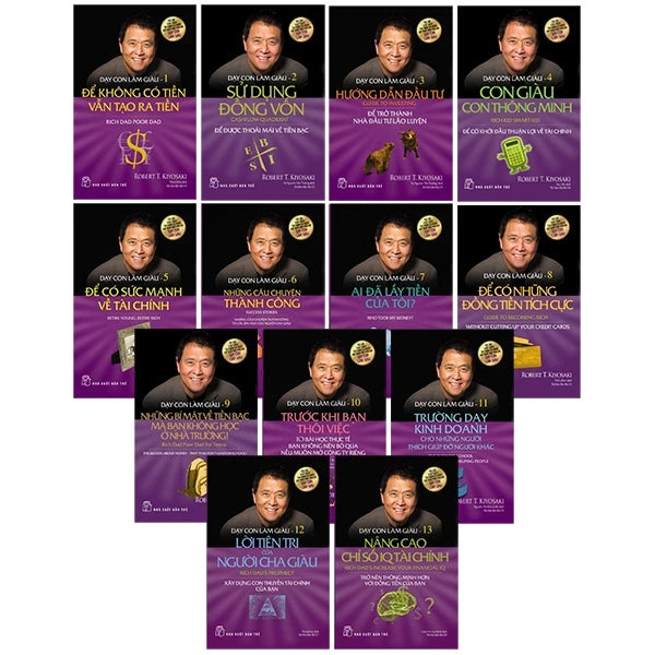 Dạy con làm giàu trọn bộ 13 cuốn