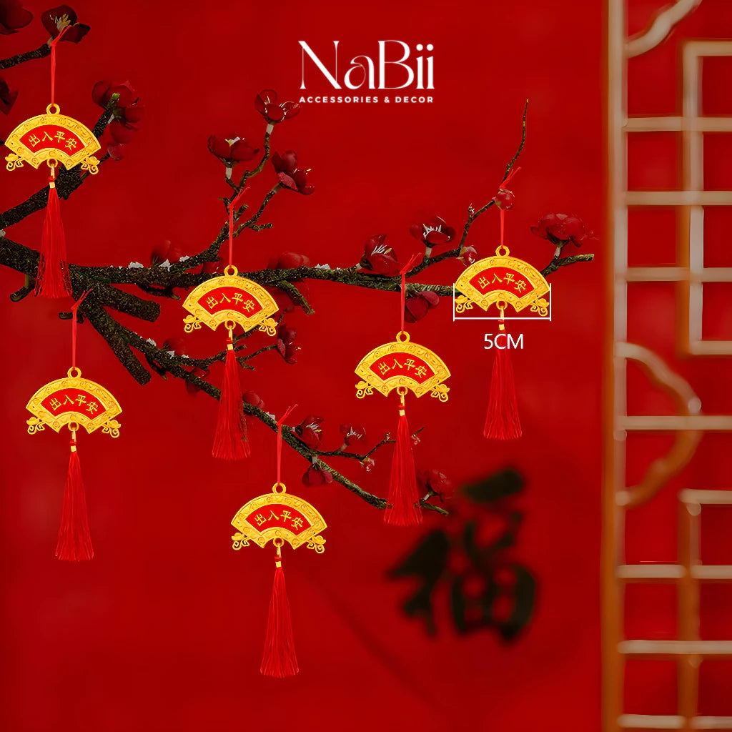 [CẦU TÀI CẦU LỘC] Combo 10 Dây Treo Trang Trí Tết 2025 (Mẫu mới), liễn trang trí cây mai, cây đào ngày tết hàng loại 1, đẹp dày dặn