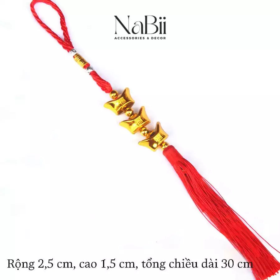 [CẦU TÀI CẦU LỘC] Combo 10 Dây Treo Trang Trí Tết 2025 (Mẫu mới), liễn trang trí cây mai, cây đào ngày tết hàng loại 1, đẹp dày dặn