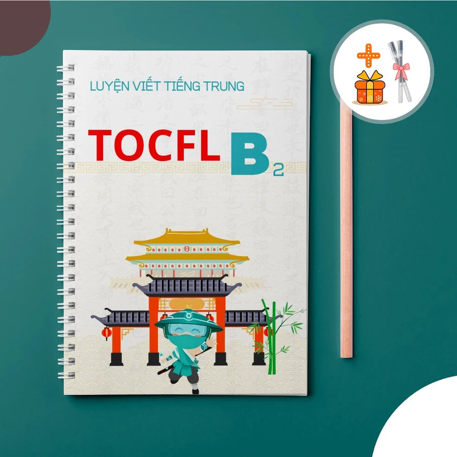 Sổ tay 300 chữ Hán phồn thể thông dụng - Vở luyện viết tiế.ng Trung